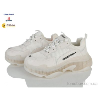 Кросівки Clibee-Doremi AA222-1 white-beige