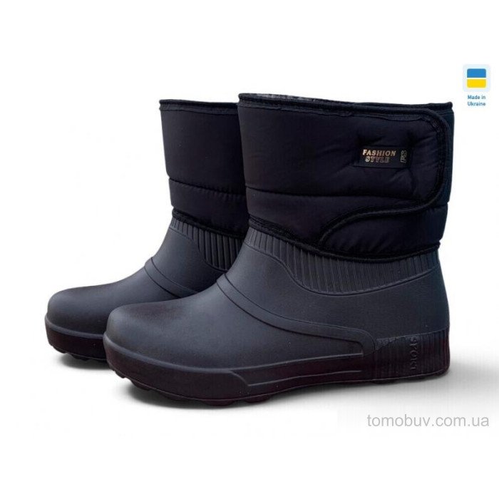 Сапоги из пены Rai shoes E543 чорний оптом в Украине