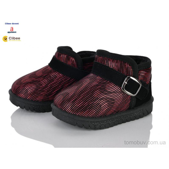 Угги Clibee-Doremi ABC162 black-red оптом в Украине